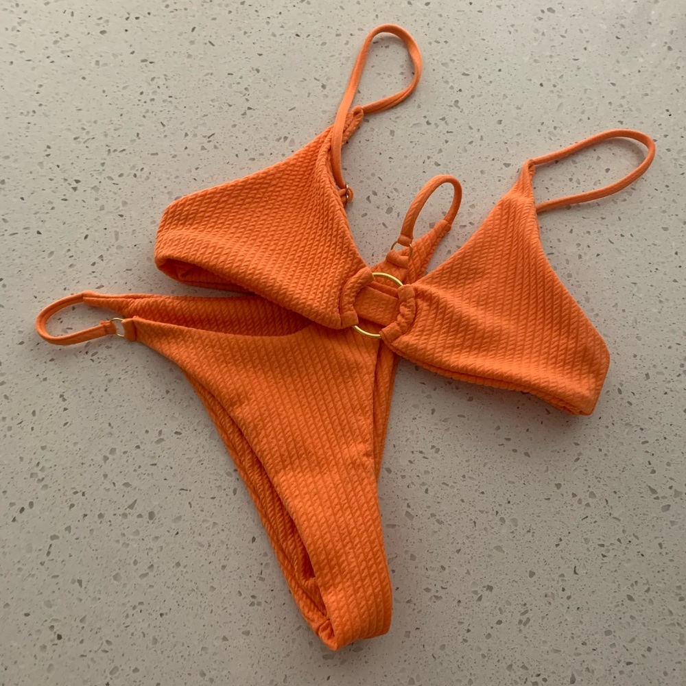orange bikini size s